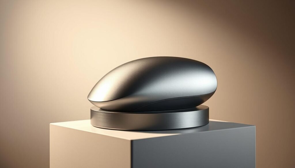 A high-end luxury capsule collection product displayed with careful attention to detail. A sleek, modern capsule shell in premium materials like brushed aluminum or carbon fiber, highlighted by dramatic studio lighting from multiple angles. The capsule rests on a minimalist plinth or pedestal, allowing the form and finish to take center stage. The composition emphasizes the capsule's premium quality, exclusivity, and desirability as a luxury sports merchandise item. Soft, muted color tones and clean, geometric lines convey a sense of sophistication and refined taste. The overall mood is one of understated elegance and aspirational luxury.