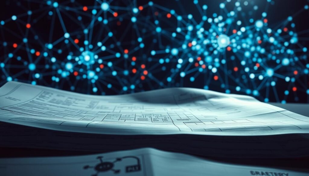 A well-crafted plan, meticulously designed against a backdrop of digitally-charged chaos. In the foreground, a blueprint unfurls, its intricate lines and annotations guiding the viewer through a strategic process. Surrounding it, a dynamic matrix of interconnected nodes, pulsing with the energy of an online crisis. The lighting is sharp and directional, casting dramatic shadows that lend a sense of urgency and purpose. The camera angle is slightly elevated, allowing the viewer to survey the scene with a sense of authority and control. The overall atmosphere is one of measured response, of taking command in the face of digital uncertainty.